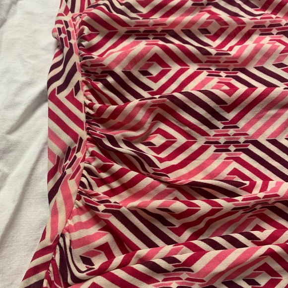 Pink, Patterned Halter Tank - Picture 5 of 7